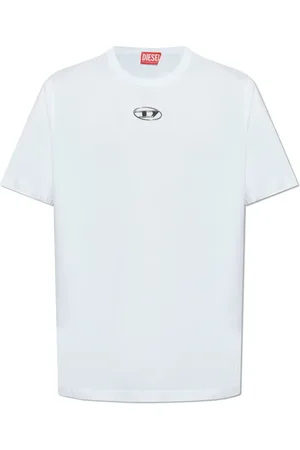 Diesel Top, Herre, Hvid, XL, Bomuld, T-Adjust-Od T-Shirt