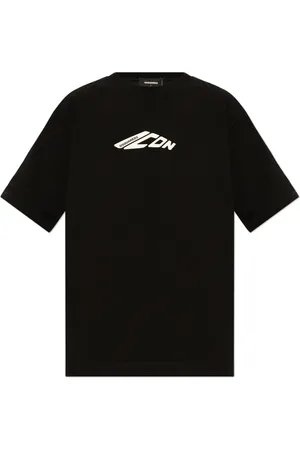 Dsquared2 Top, Herre, Sort, 2XL, Bomuld, Logo T-Shirt
