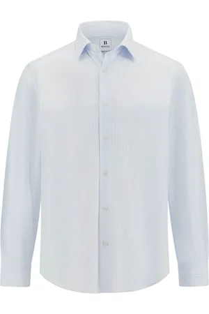 Boggi Milano Skjorte, Herre, Blå, M, Bomuld, Regular Fit Japansk Jersey Polo Shirt