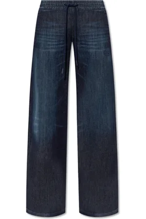 Diesel Jeans, Dame, Blå, W31, Bomuld, Relaxed JoggJeans®
