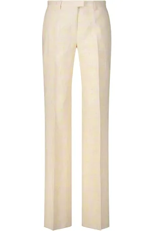Etro Bukser, Dame, Lyserød, 2XS, Linned, Linen Fritidsbukser