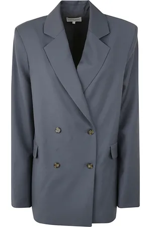 Loulou Studio Jakke, Dame, Grå, M, Uld, Donau Blazer