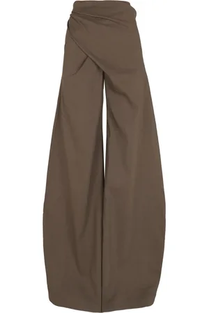Cortana Bukser, Dame, Brun, XL, Uld, Enveloping Cocoa Pants
