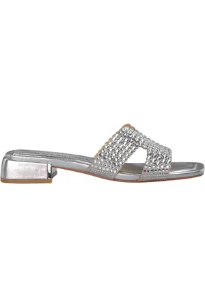 Alma en Pena Sko, Dame, Grå, 36 EU, Jewel flad sandal