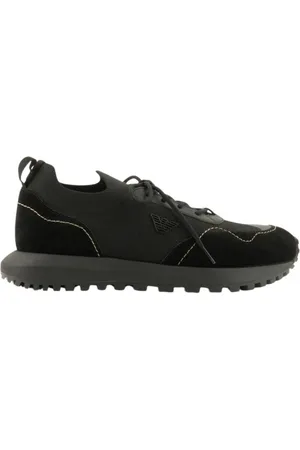 Emporio Armani Sko, Herre, Sort, 40 EU, Læder, Sneaker X4X659Xr105Nero K001