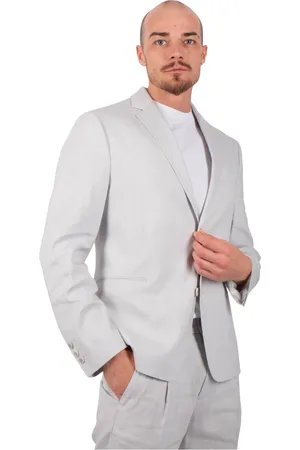 Drykorn Jakke, Herre, Grå, M, Uld, Lysegrå Blazer