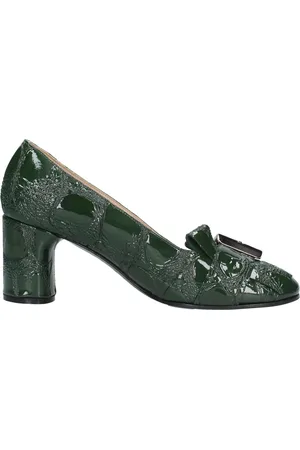 Casadei Sko, Dame, Grøn, 37 EU, Læder, Laklæder Pumps