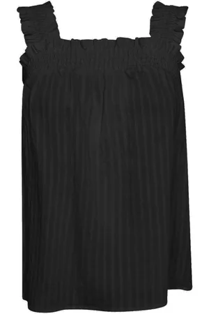 Co`Couture Top, Dame, Sort, S, Smock Strap Top Bluse