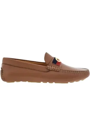 Carolina Herrera Sko, Dame, Brun, 43 EU, Læder, Initials Insignia Læder Loafers