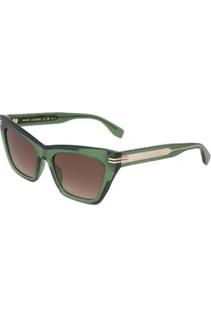 Marc Jacobs Tilbehør, unisex, Grøn, 54 MM, Markante Irregulære Solbriller
