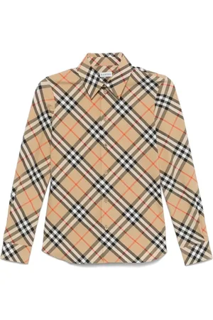 Burberry Bluser & Skjorter, Dame, , XS, Bomuld, Archive Button-Up Skjorte