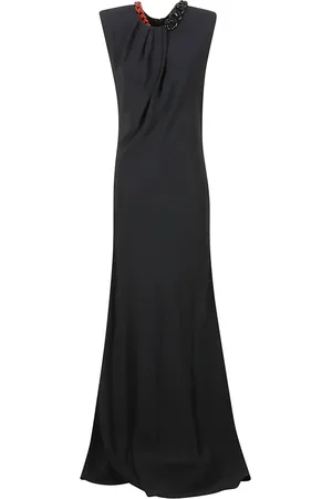 Stella McCartney Kjole, Dame, Sort, S, Luxury Blend Festkjole