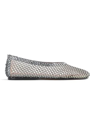 FORTE FORTE Sko, Dame, Grå, 38 EU, Uld, Strass Flade Ballerinasko