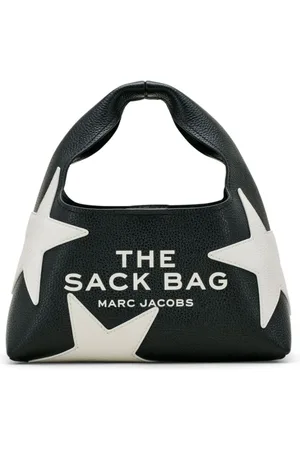 Marc Jacobs Taske, Dame, Sort, ONE SIZE, Læder, Star Patchwork Mini Sack Bag
