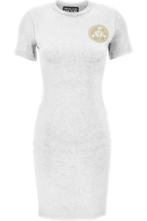 VERSACE Kjole, Dame, Hvid, M, Kjoler Hvid