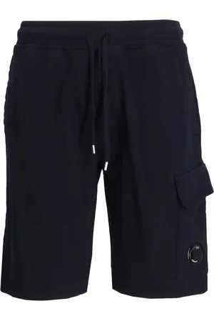 C.P. Company Shorts, Herre, Blå, XL, Bomuld, Fleece Cargo Shorts