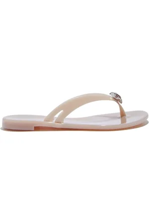 Casadei Sko, Dame, , 39 EU, Jelly Jeweled PVC Flip Flops