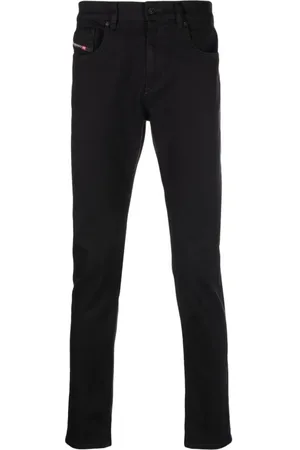 Diesel Jeans, Herre, Sort, W30 L32, Bomuld, Casual Straight Cotton Jeans