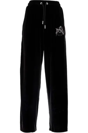 Diesel Bukser, Dame, Sort, XL, Tyl, Chinille Style Sweatpants