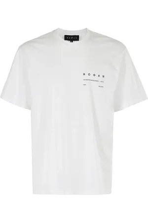 Hogan Top, Herre, Hvid, XS, Bomuld, Casual bomulds T-shirt