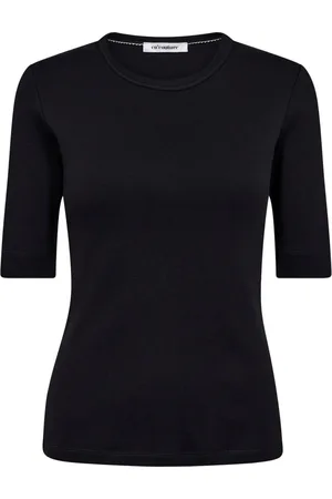 Co`Couture Top, Dame, Blå, XS, Bomuld, Navy Tee Top Kortærmet