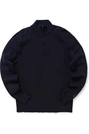 C.P. Company Strik, Herre, Blå, L, Uld, Stilfuld strikket top