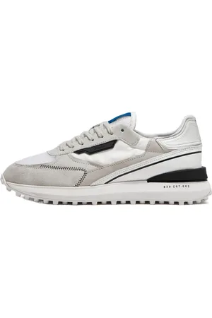 D.A.T.E. Sko, Herre, Hvid, 41 EU, Læder, Gule Læder Sneakers