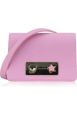 Chiara Ferragni Taske, Dame, Lyserød, ONE SIZE, Uld, Skuldertaske Girello Style