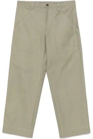 Maison Kitsuné Bukser, Herre, Grøn, W40, Bomuld, Workwear Bukser