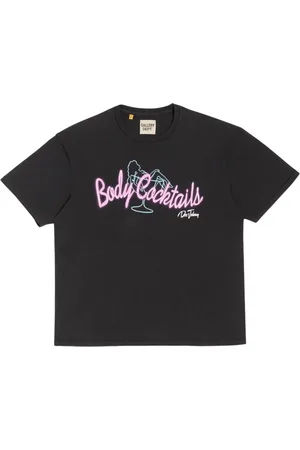 GALLERY DEPT. Top, Herre, Sort, M, Bomuld, Graphic Body Cocktails Tee