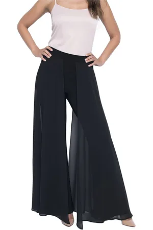 Frank Lyman Bukser, Dame, Sort, 3XL, Chiffon, Chiffon Overlay Bukser