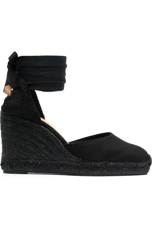 Castaner Sko, Dame, Sort, 40 EU, Wedge Espadrilles Sandaler