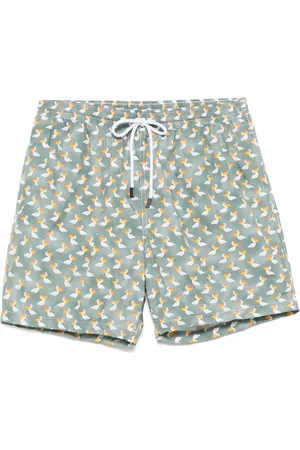 BARBA Badetøj, Herre, Grøn, M, Polyester, Polyester Badeshorts med sidelommer