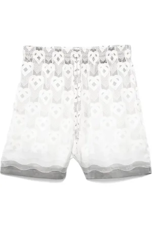 Casablanca Shorts, Herre, Grå, L, Uld, Gradient Heart Monogram Shorts
