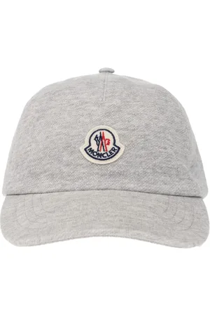 Moncler Tilbehør, Herre, Grå, ONE SIZE, Bomuld, Baseball Cap
