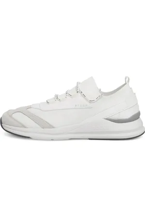 Boggi Milano Sko, Herre, Hvid, 44 EU, Læder, Tech Sneakers i Jersey