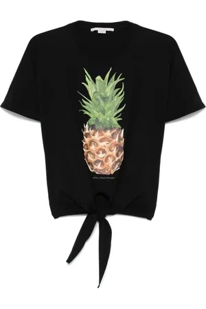 Stella McCartney Top, Dame, Sort, M, Uld, Sort T-shirts og poloer med grafisk tryk
