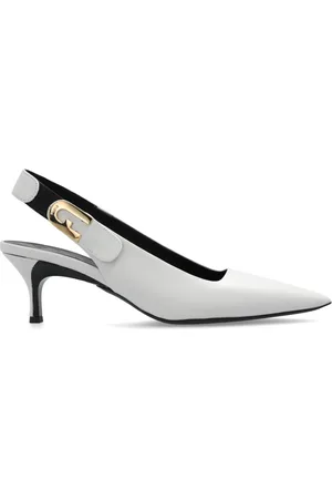 Furla Sko, Dame, Hvid, 37 1/2 EU, Uld, Sign Pumps