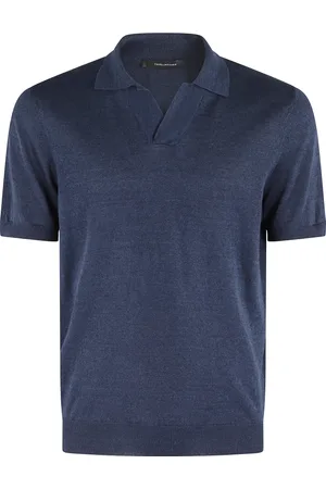 TAGLIATORE Top, Herre, Blå, 3XL, Bomuld, Polo