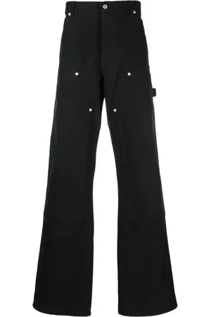 Heron Preston Bukser, Herre, Sort, S, Bomuld, Canvas Carpenter Straight Jeans