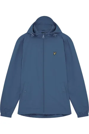 Lyle & Scott Jakke, Herre, Blå, S, Uld, Letvægts Hættejakke