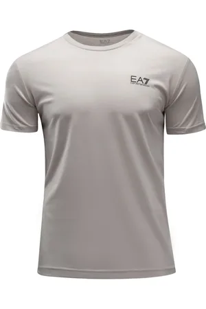 EA7 Top, Herre, Grå, S, Bomuld, T-shirt