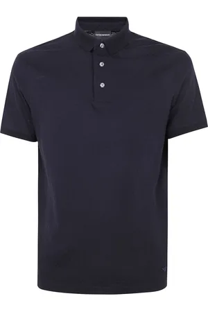 Emporio Armani Top, Herre, Sort, S, Bomuld, Klassisk Polo Shirt