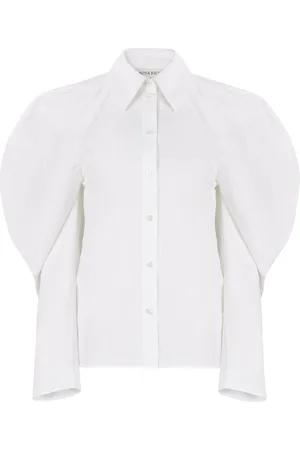 Nina Ricci Bluser & Skjorter, Dame, Hvid, XS, Bomuld, Halter Bluse med Sløjfedetalje