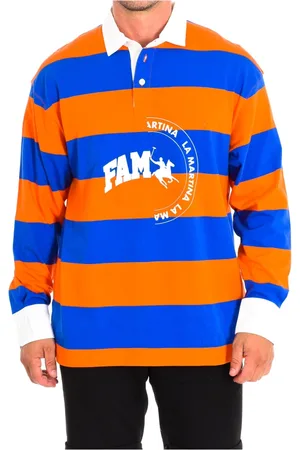La Martina Top, Herre, Flerfarvet, L, Bomuld, Langærmet poloshirt