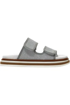 Hogan Sko, Dame, Grå, 37 EU, Uld, Summer Sliders