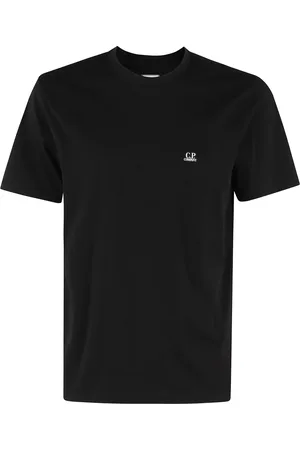 C.P. Company Top, Herre, Sort, L, Bomuld, Sort Jersey Goggle T-Shirt