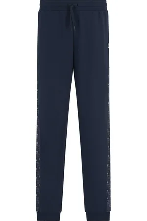 EA7 Bukser, Herre, Blå, M, Bomuld, Blå Logo Series Jogger Bukser
