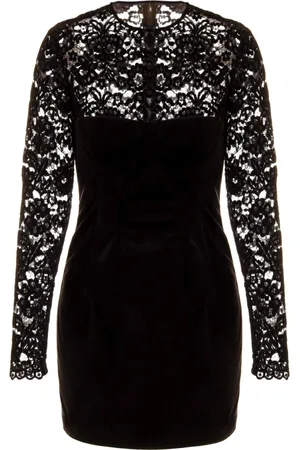 Chiara Ferragni Kjole, Dame, Sort, 2XS, Polyester, Langærmet Kjole