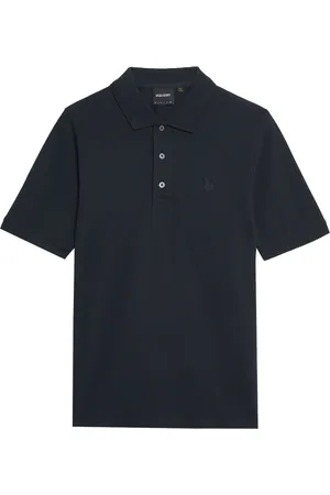Lyle & Scott Top, Herre, Blå, XL, Bomuld, Superfin Poloskjorte